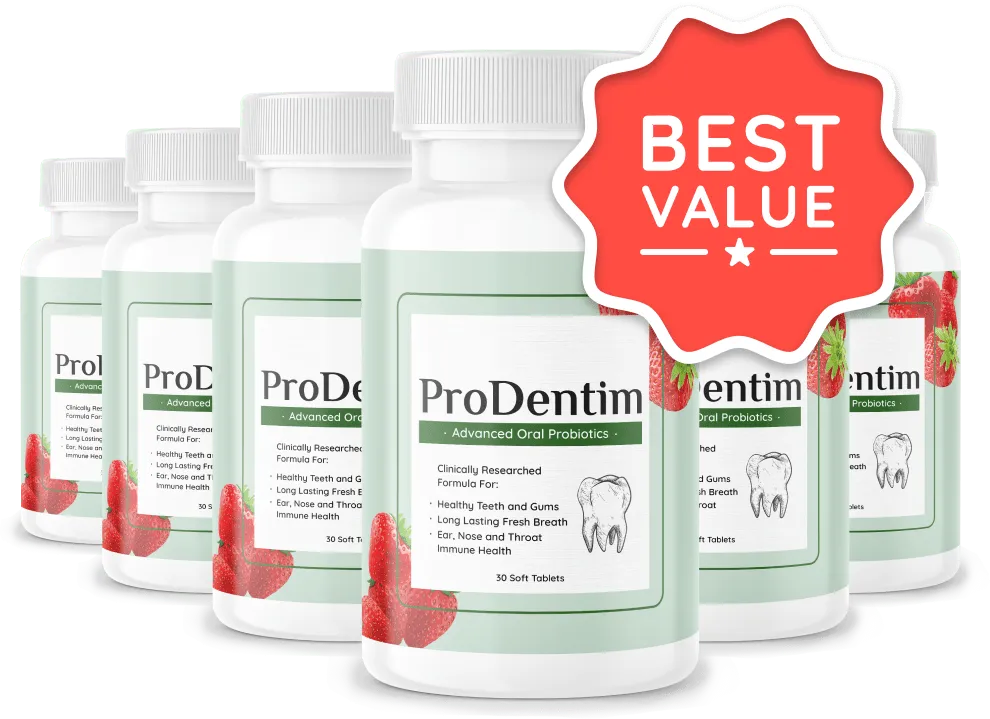 6 ProDentim bottles